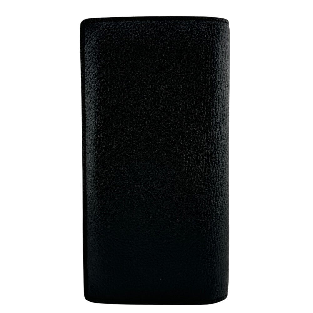 Louis Vuitton Long Purse M69980 Aerogram Portefeuille Leather Black Wallet Case
