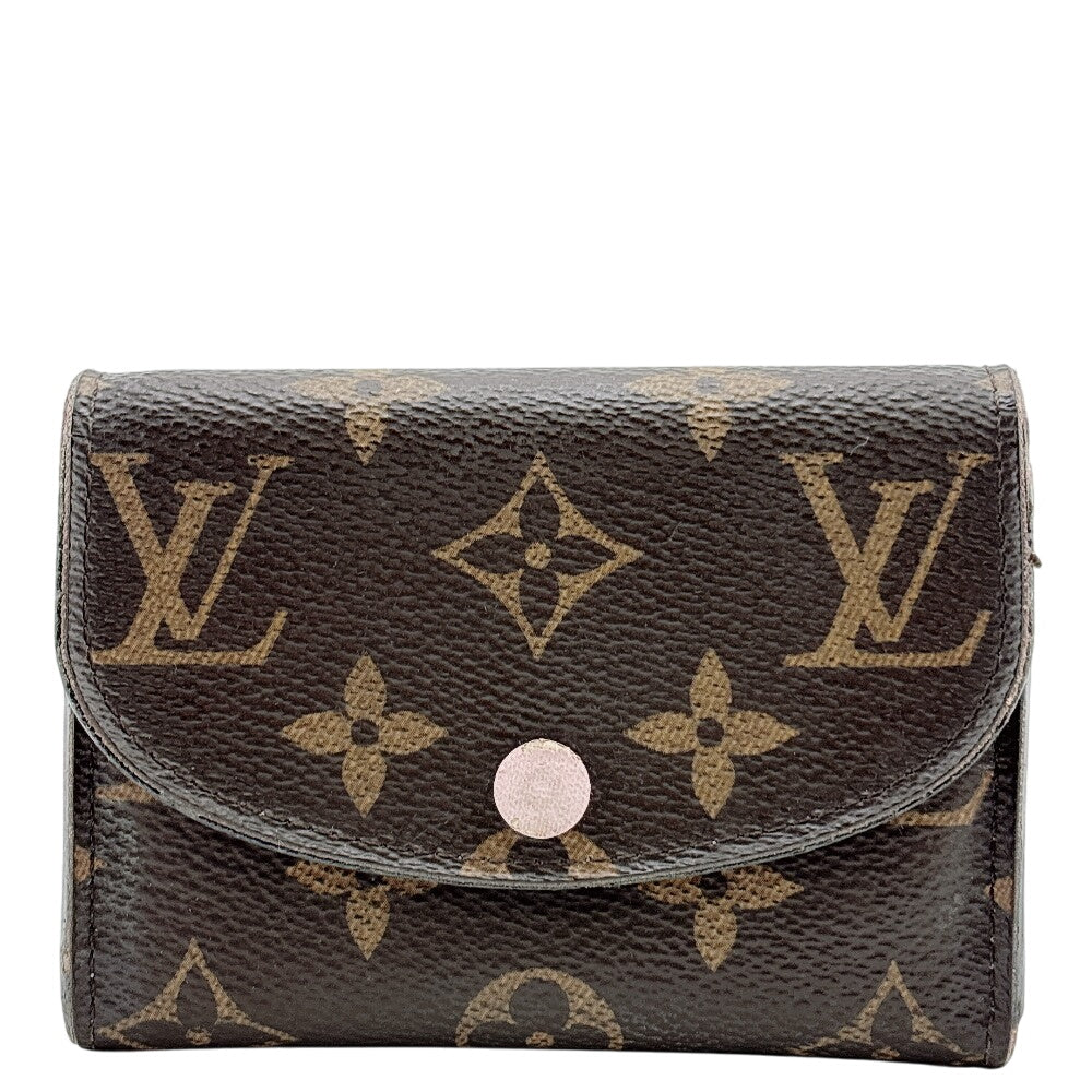 Louis Vuitton Coin M62361 Porto Monero Zari Monogram Leather Brown Handbag