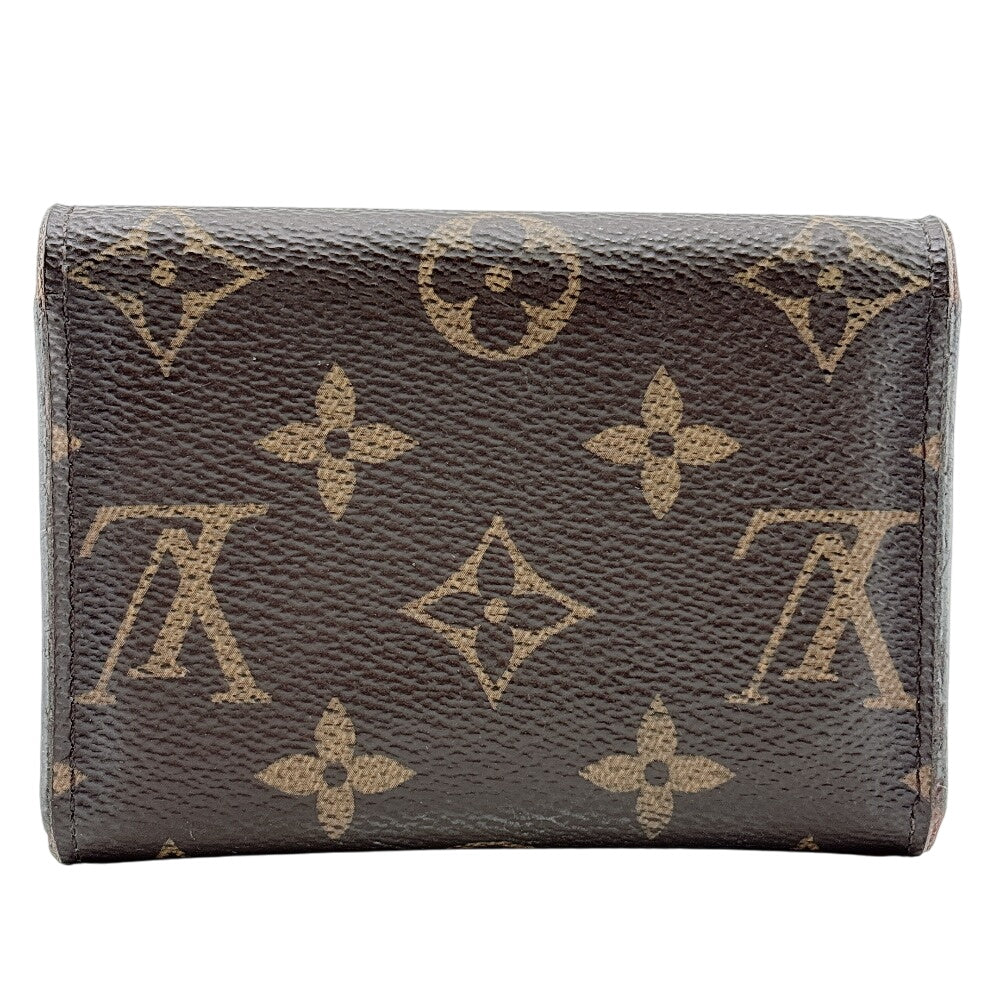 Louis Vuitton Coin M62361 Porto Monero Zari Monogram Leather Brown Handbag
