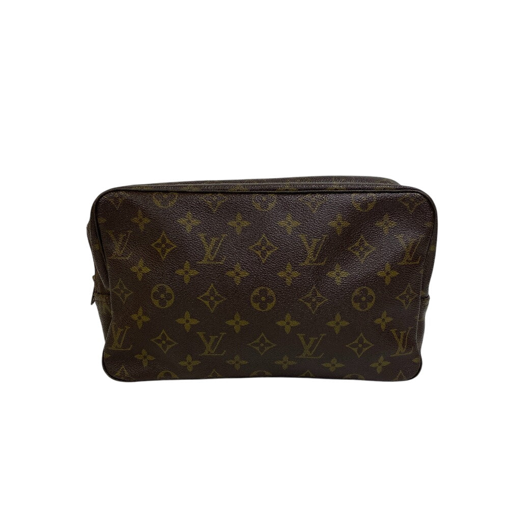 Louis Vuitton business M47522 Truth Cracking Ty Monogram Leather Brown Handbag Z0013999