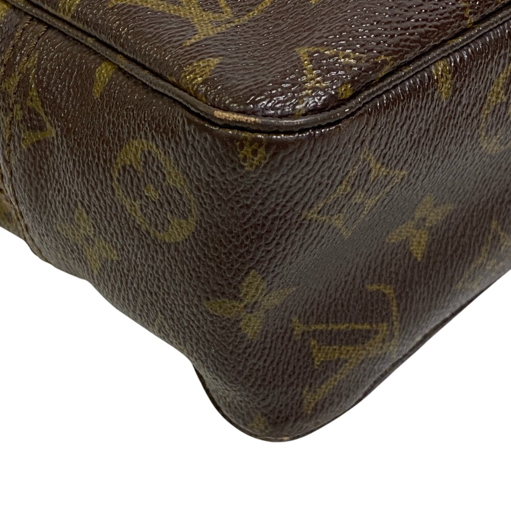Louis Vuitton business M47522 Truth Cracking Ty Monogram Leather Brown Handbag Z0013999
