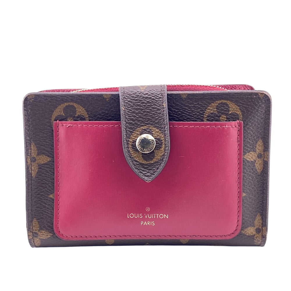 Louis Vuitton Bifold M69433 Portefeuille Juliet Monogram Leather Brown Wallet Case