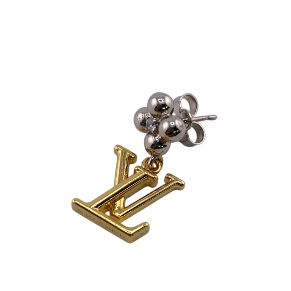 Louis Vuitton M01287 Steel Zircon Iconic Flower Gold Jewelry