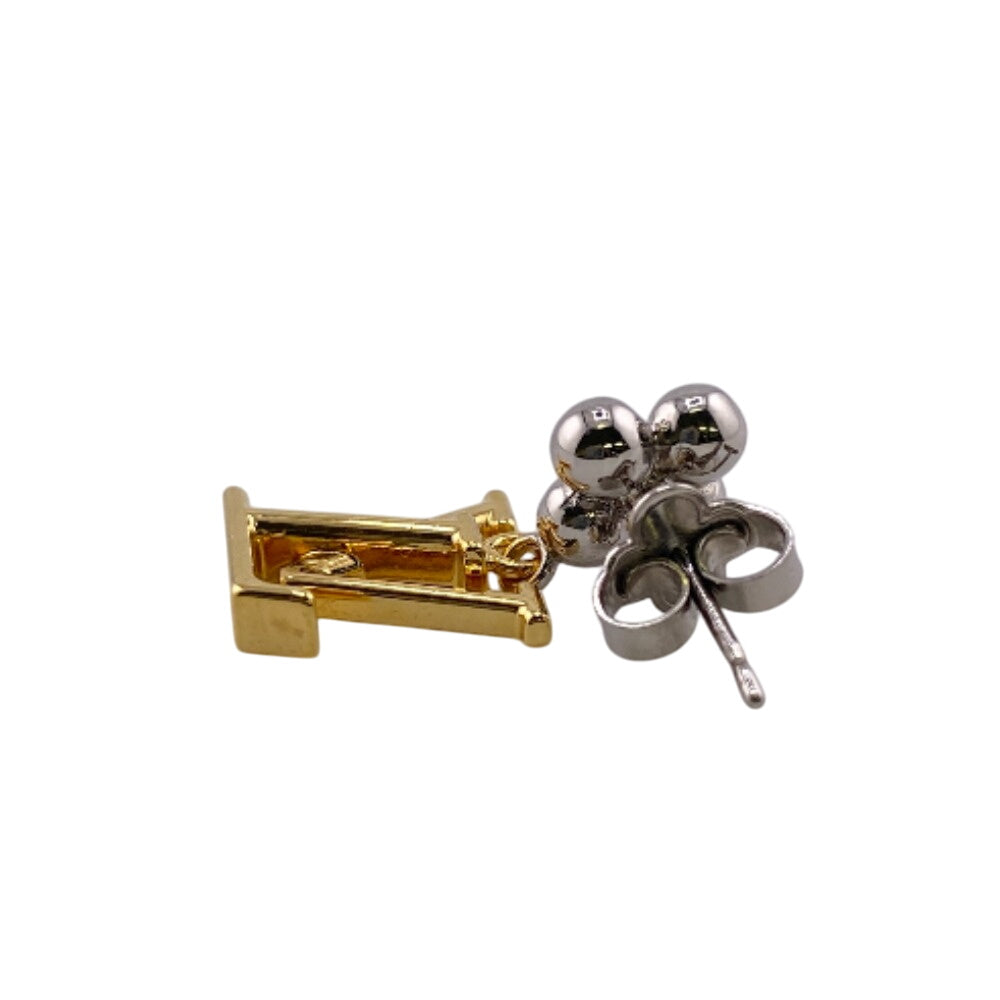 Louis Vuitton M01287 Steel Zircon Iconic Flower Gold Jewelry