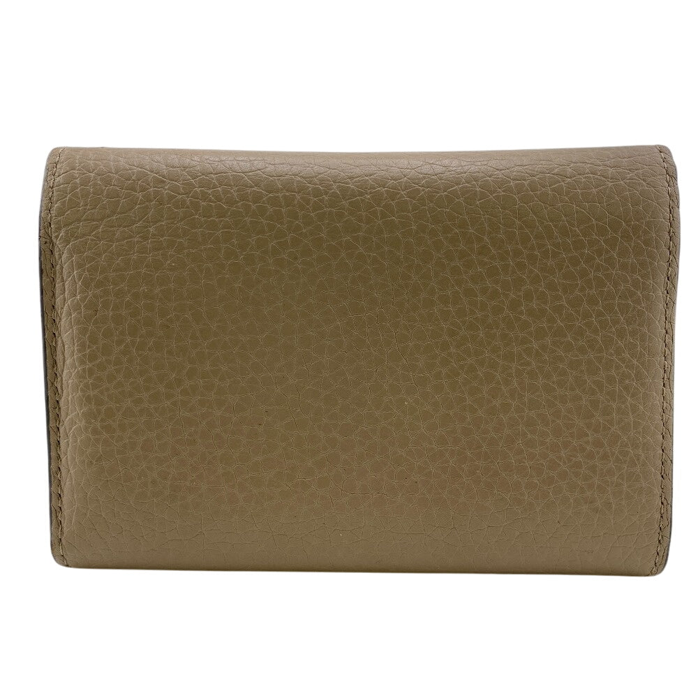 Louis Vuitton Bifold M62159 Taurillon Clemence Portefeuille Leather Beige Wallet Case