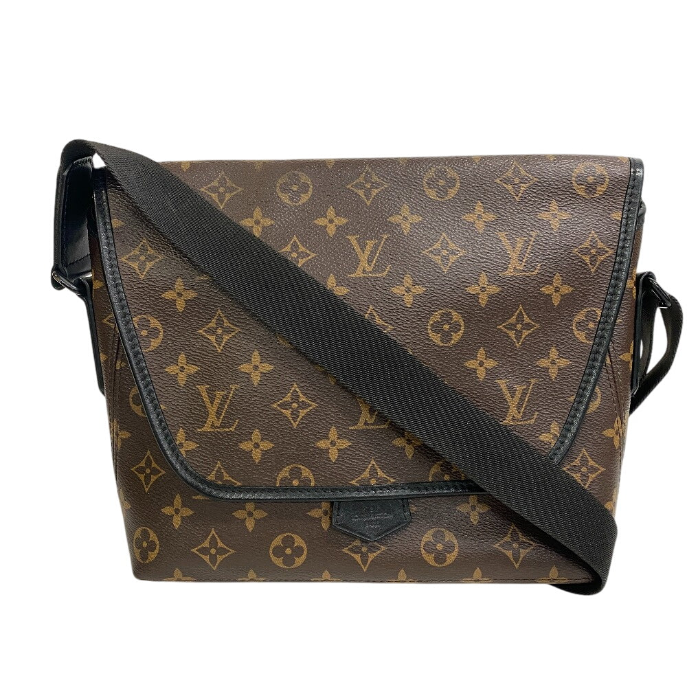 Louis Vuitton Ｍ45557 Magnetic messenger Monogram Leather Brown Crossbody Bag