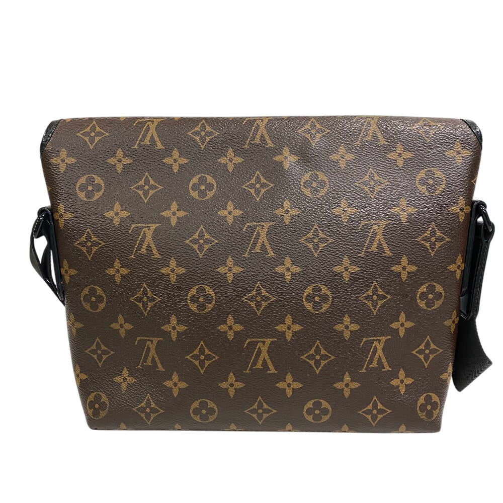 Louis Vuitton Ｍ45557 Magnetic messenger Monogram Leather Brown Crossbody Bag