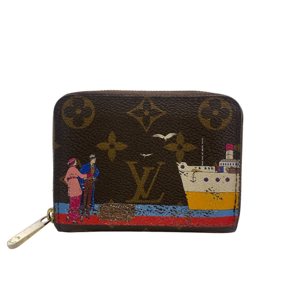 Louis Vuitton Coin M62139 Zip around purse Monogram Brown Handbag