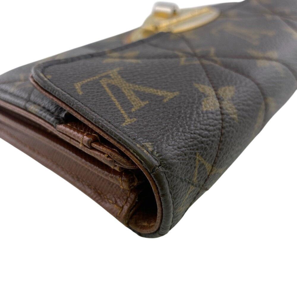 Louis Vuitton Long Purse M66556 Etoile Portefeuille Monogram Leather Brown Wallet Case