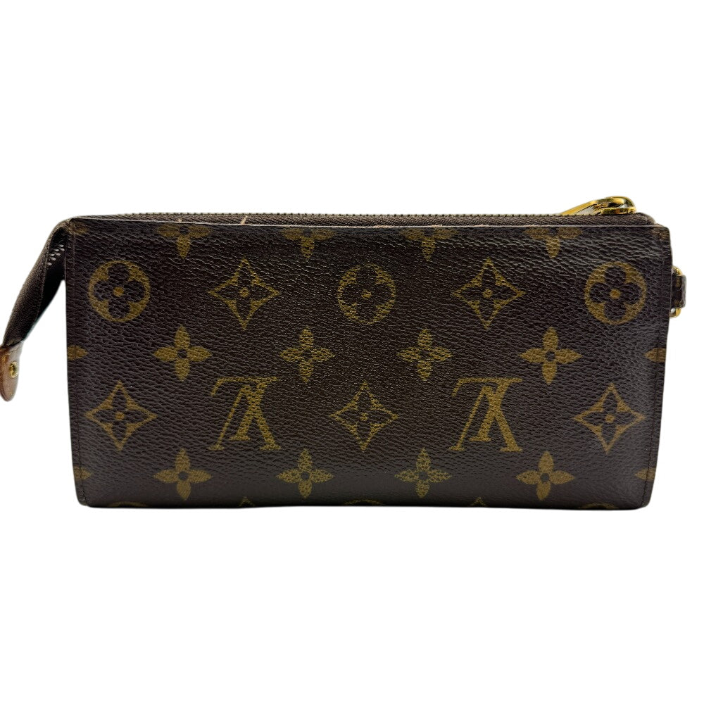 Louis Vuitton Long Purse M61781 Portefeiulle Astrid Monogram Leather Brown Wallet Case