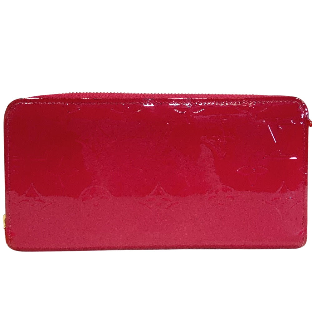 Louis Vuitton Long Purse M90346 Vernis Monogram Pink Wallet Case