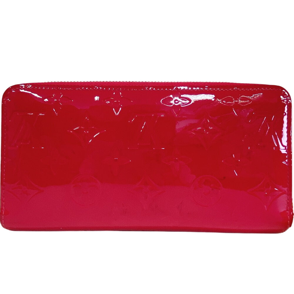 Louis Vuitton Long Purse M90346 Vernis Monogram Pink Wallet Case