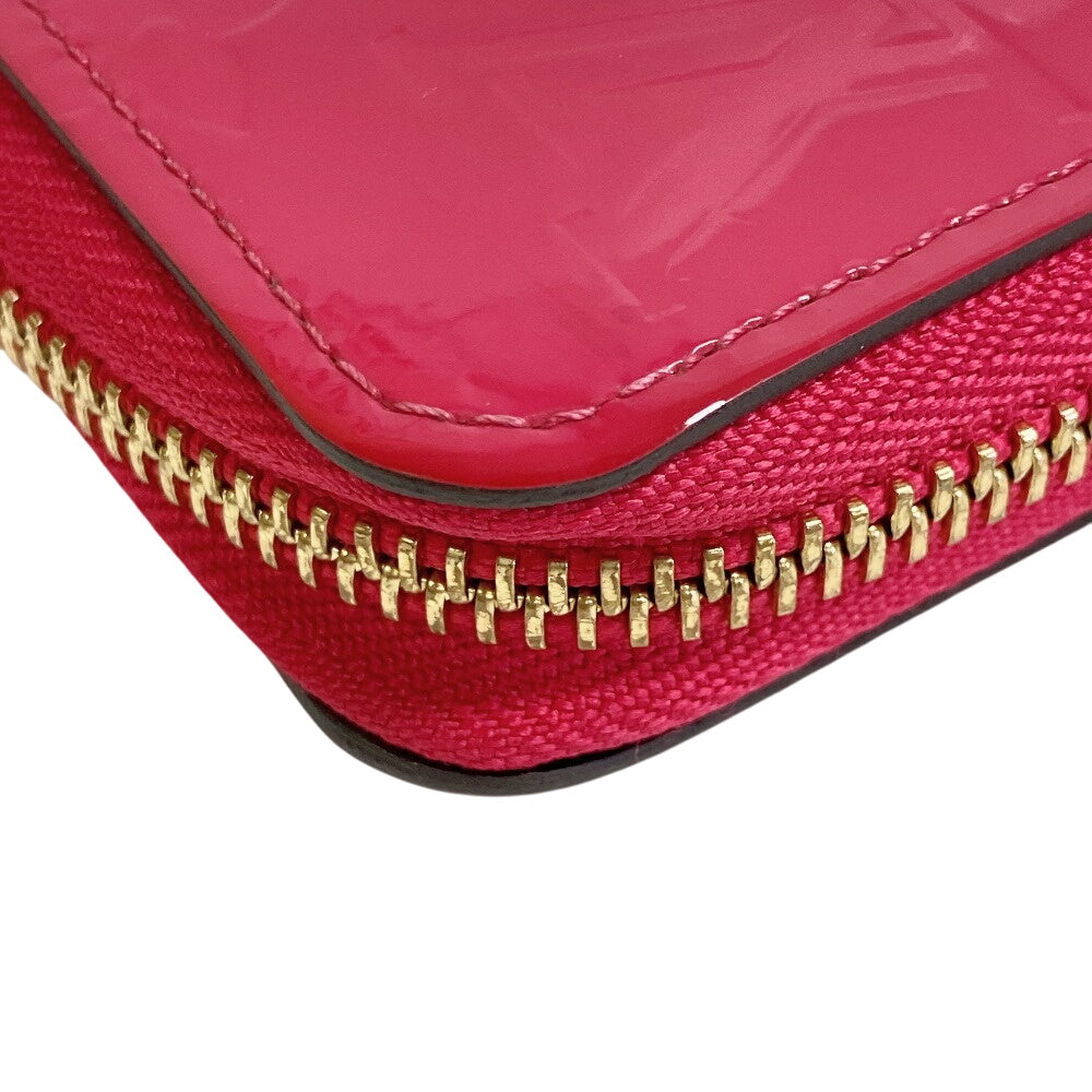 Louis Vuitton Long Purse M90346 Vernis Monogram Pink Wallet Case