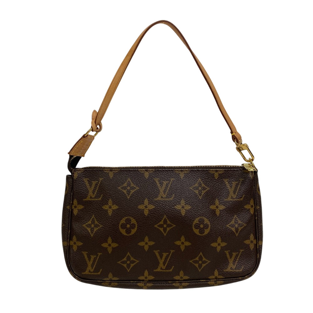 Louis Vuitton Pouch M51980 Accessoires Monogram Leather Brown Handbag