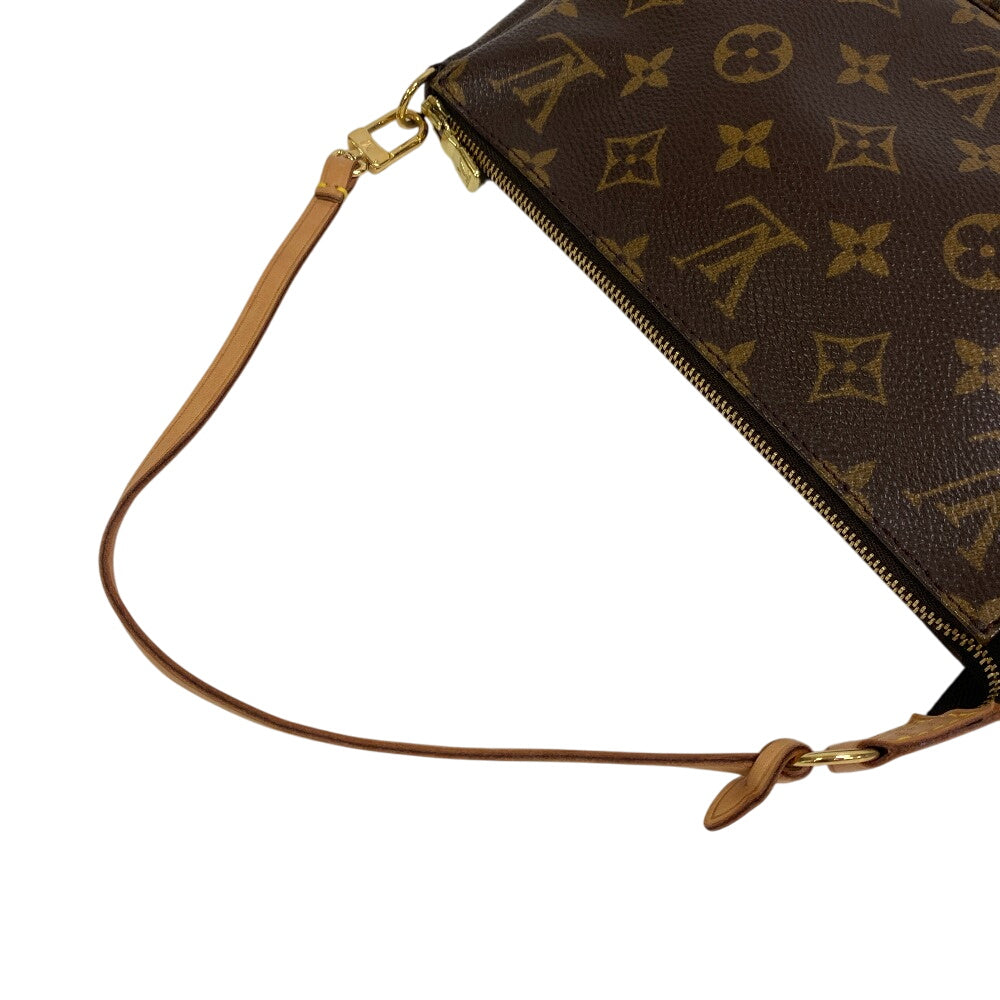 Louis Vuitton Pouch M51980 Accessoires Monogram Leather Brown Handbag