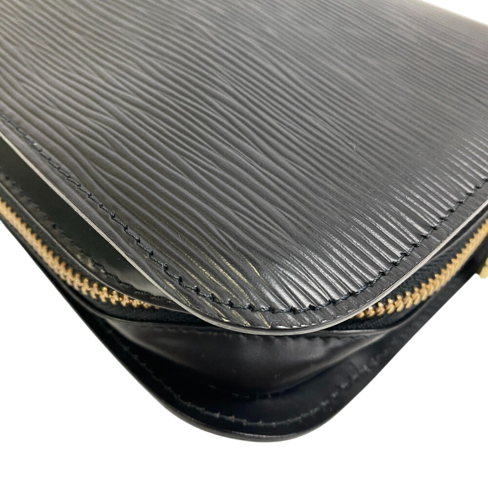 Louis Vuitton M51992 Epi Noir Baikal Leather Black Clutch Bag