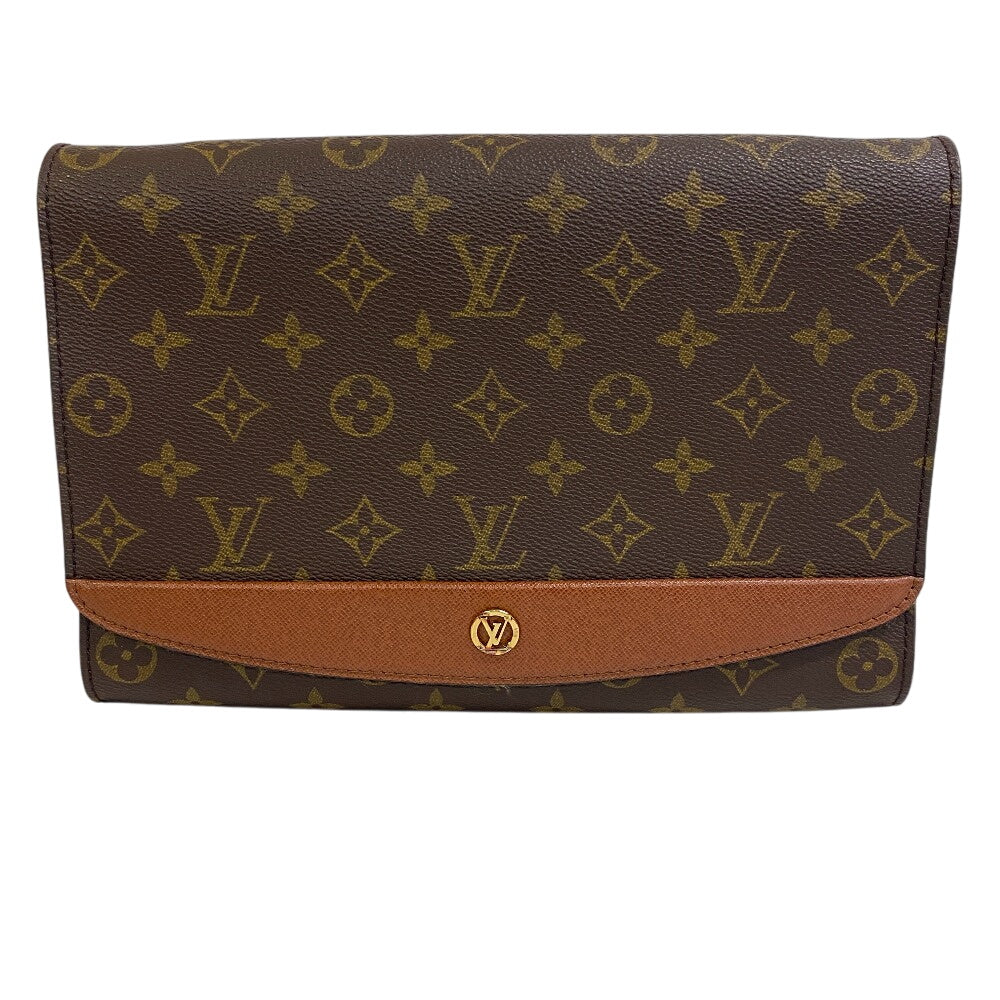 Louis Vuitton business M51798 Bordeaux24 Monogram Leather Brown Handbag