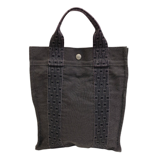 Hermes Backpack Her Line Sac Dospm Canvas Black