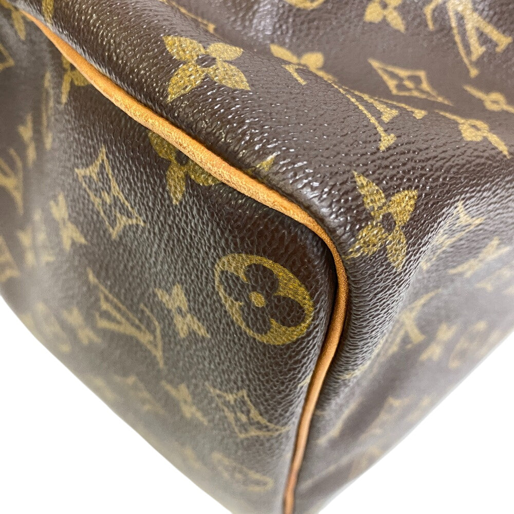 Louis Vuitton Boston Duffel M41428 Pattern Keepall Monogram Leather Brown Travel Bag