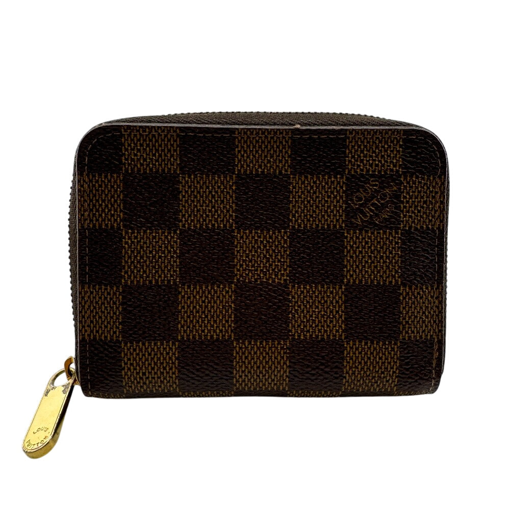 Louis Vuitton Coin N63070 Damier Pattern Brown Handbag