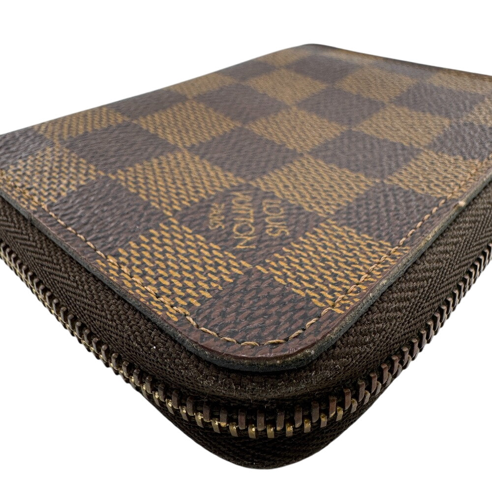 Louis Vuitton Coin N63070 Damier Pattern Brown Handbag
