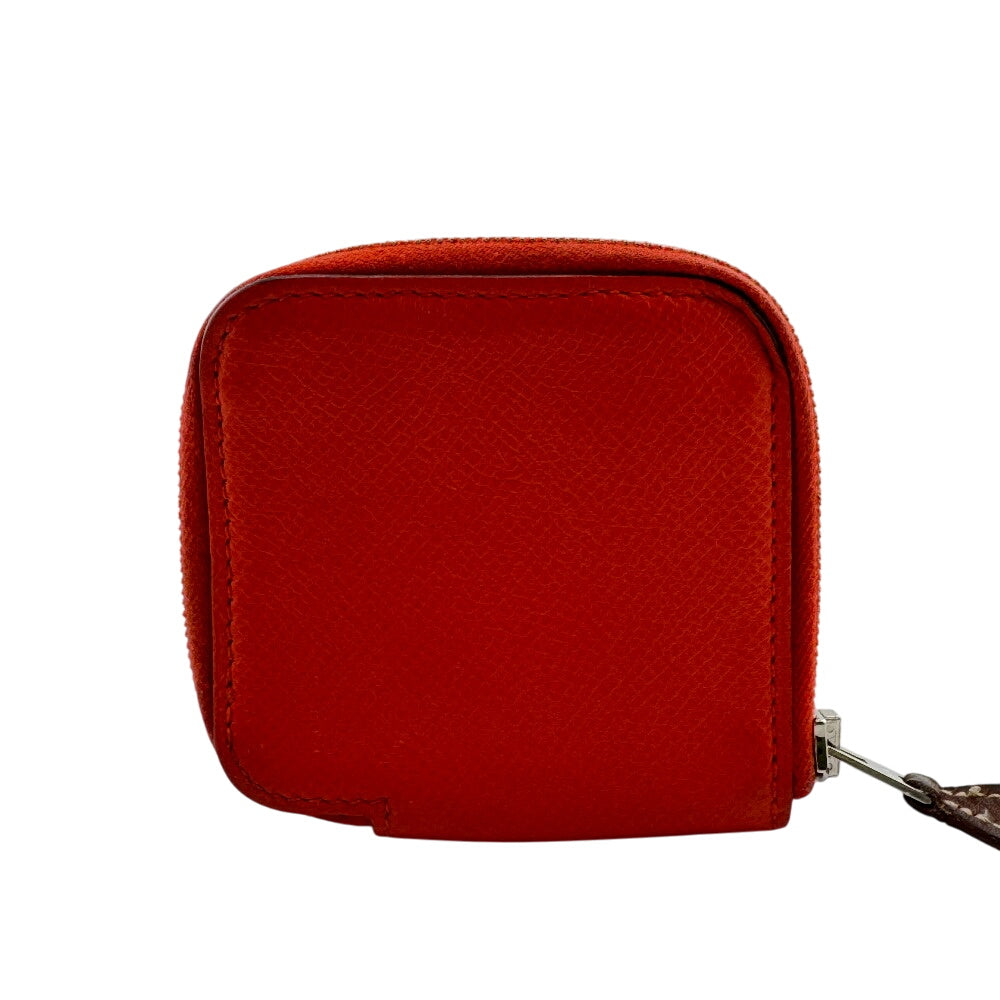 Coin Case Azap Compact Silk In Handbag Leather Red Travel Bag