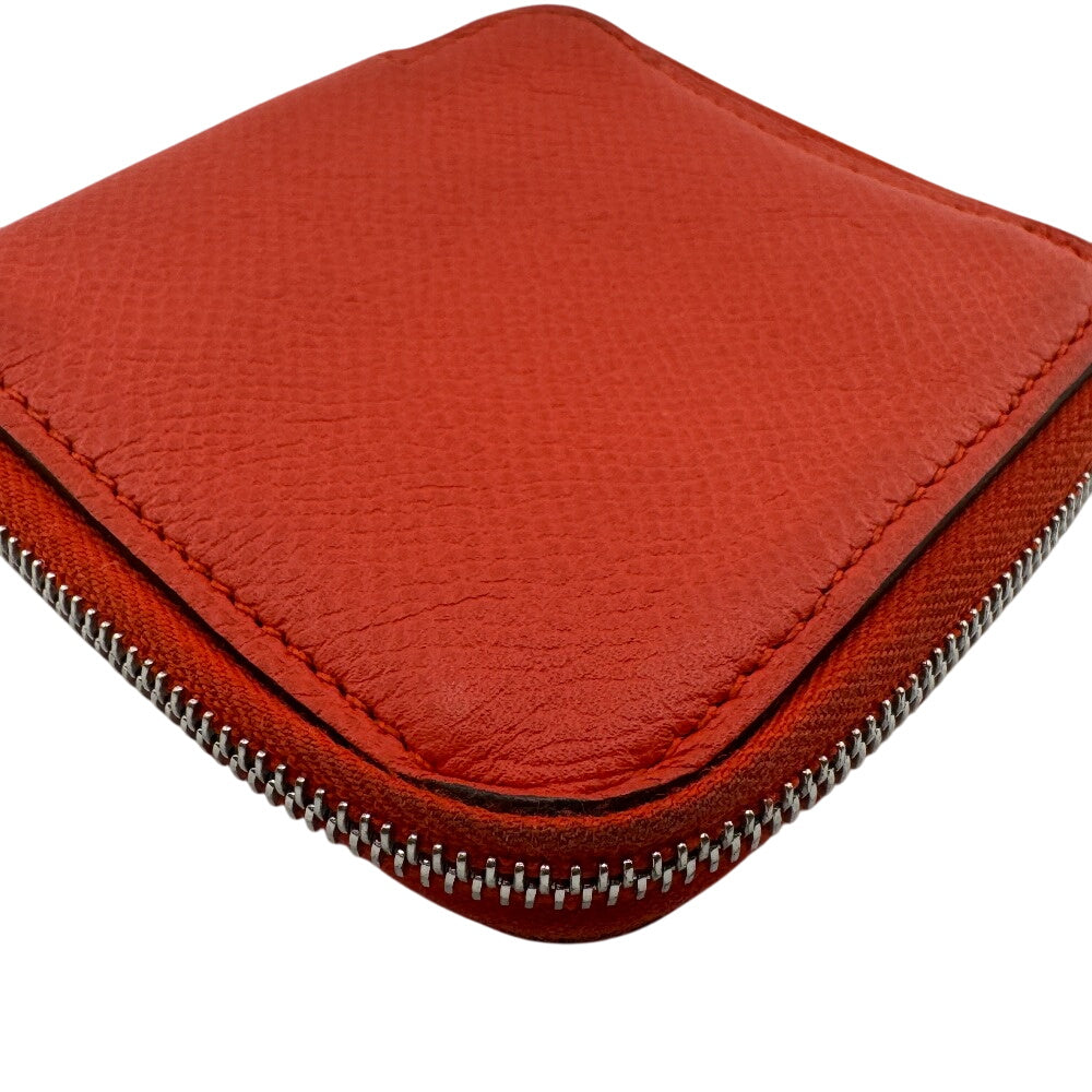Coin Case Azap Compact Silk In Handbag Leather Red Travel Bag