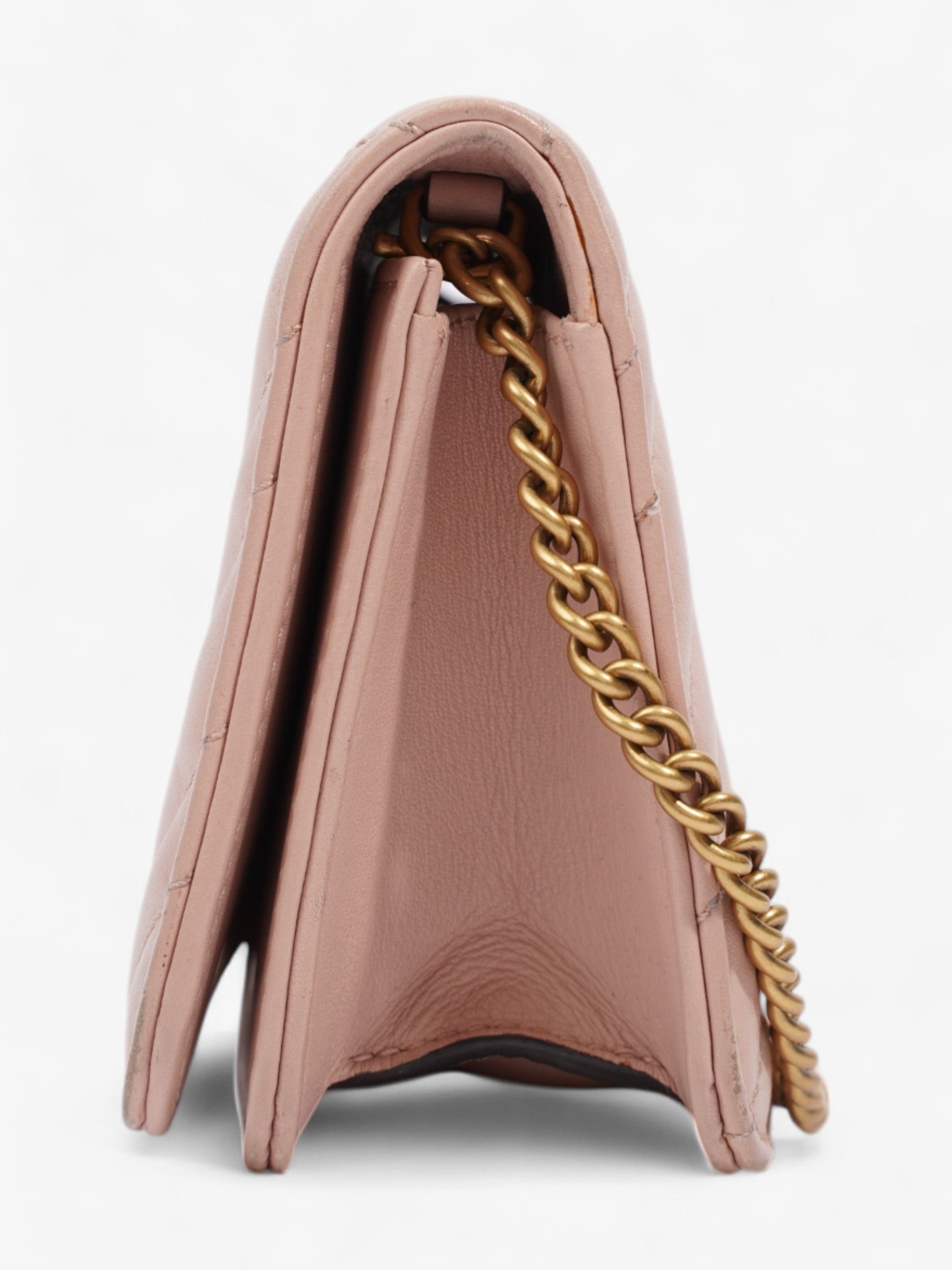 Gucci Marmont Calfskin Crossbody Bag Leather Pink