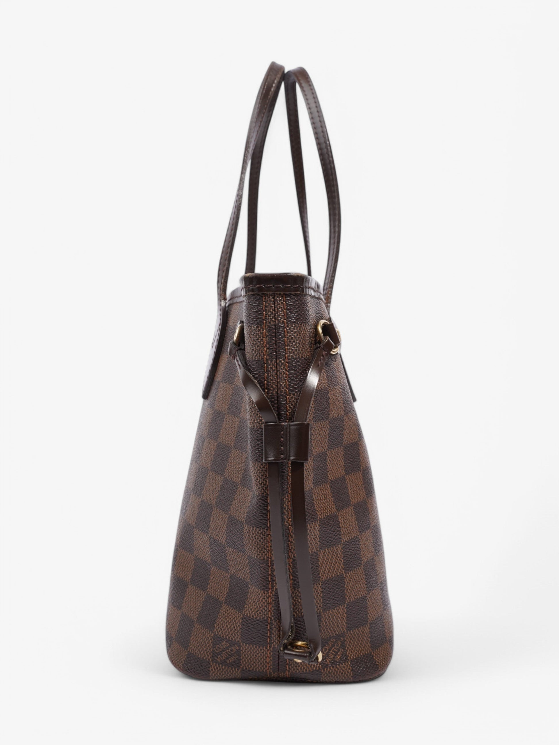Louis Vuitton Neverfull Ebene Coated PM Damier Canvas Coated Canvas Apparel