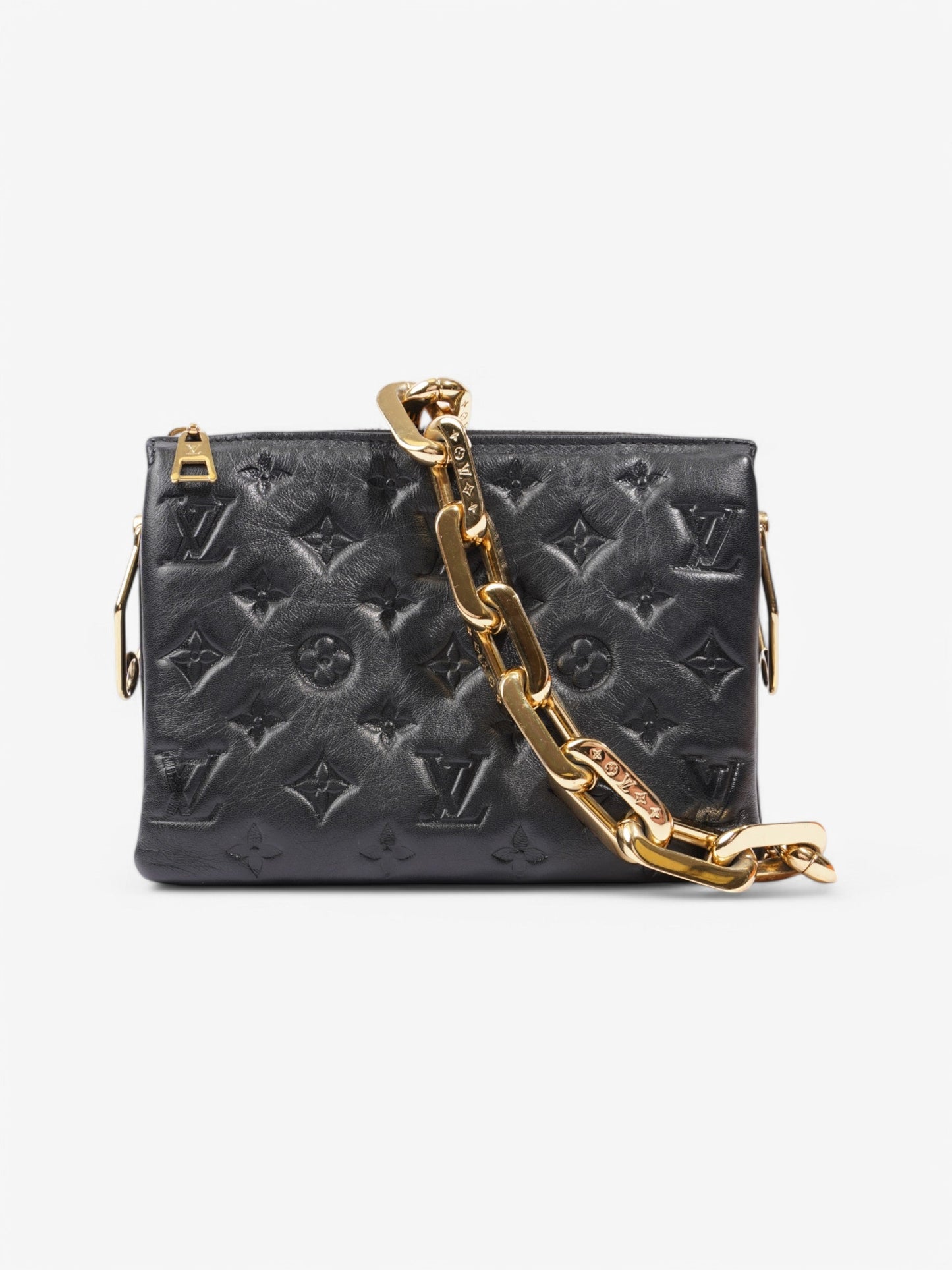 Louis Vuitton Coussin BB Leather Lambskin Black Handbag