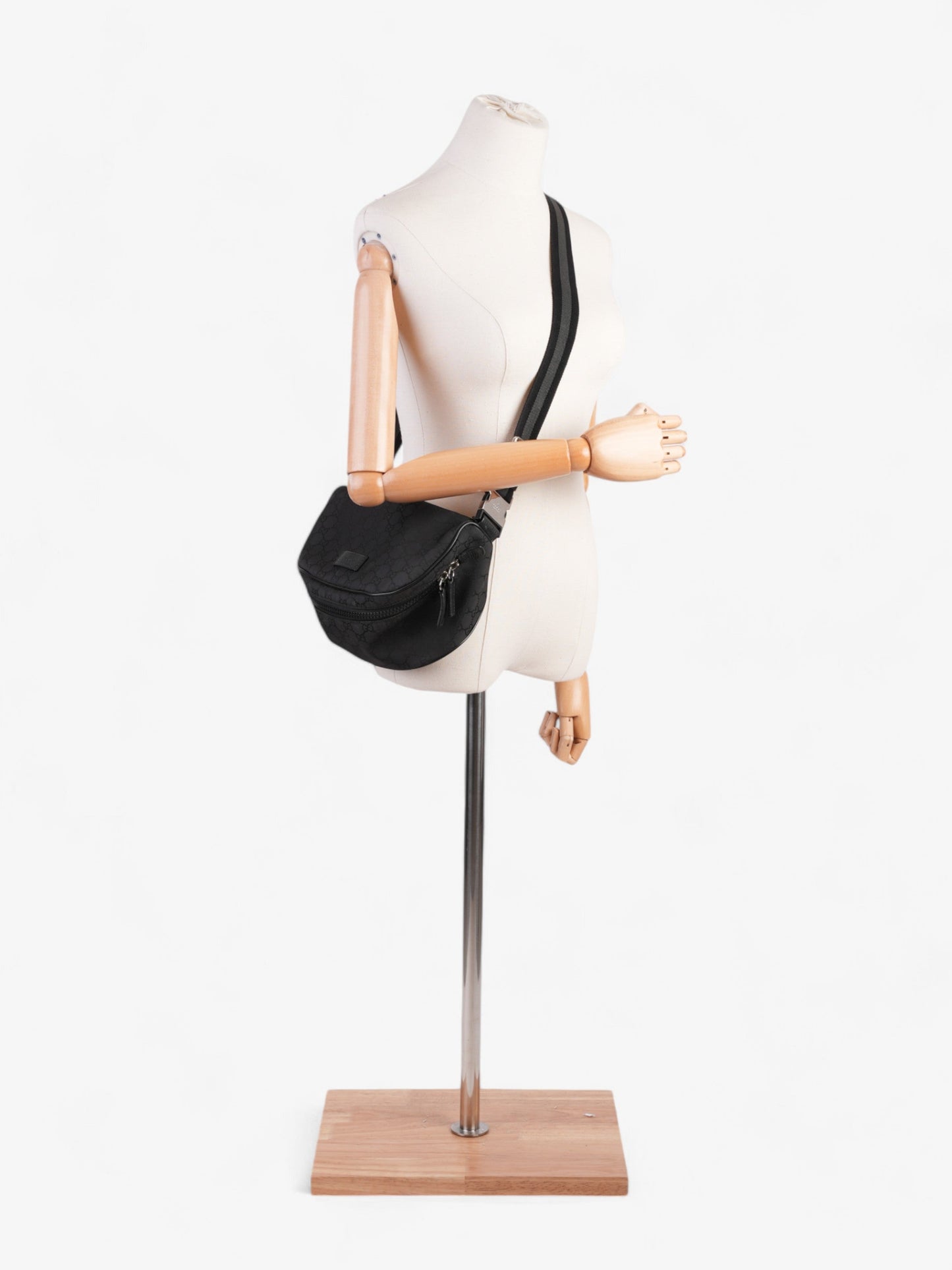 Gucci Bum Bag Supreme Canvas Black Crossbody Bag