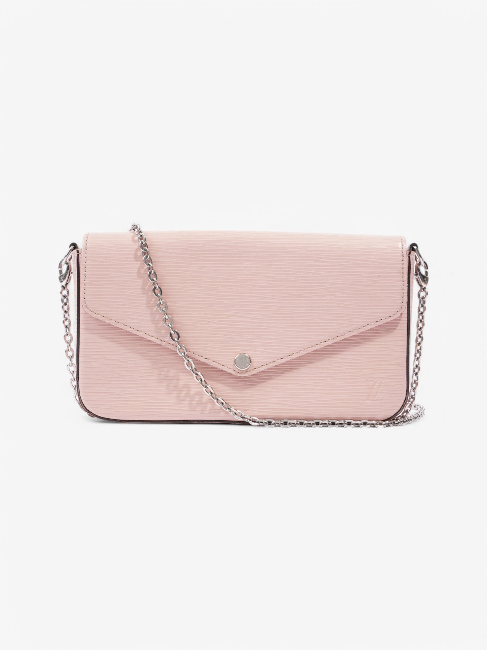 Louis Vuitton Pochette Felicie Light Epi Leather Pink Clutch Bag