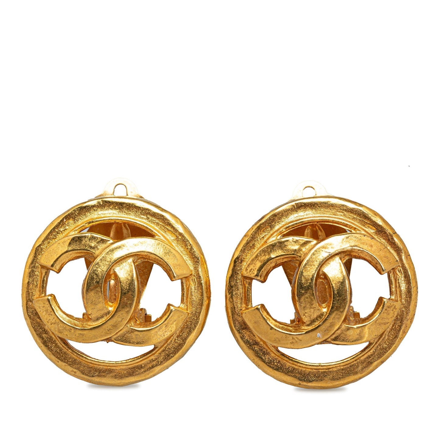CHANEL CC Clip On Earrings Costume Earrings