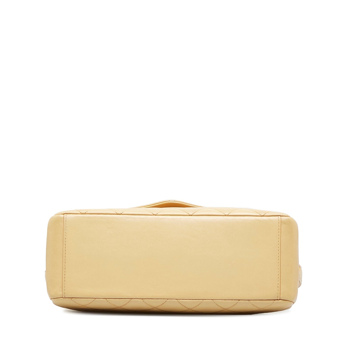 Tan Chanel Medium Lambskin Envelope Flap Handbag