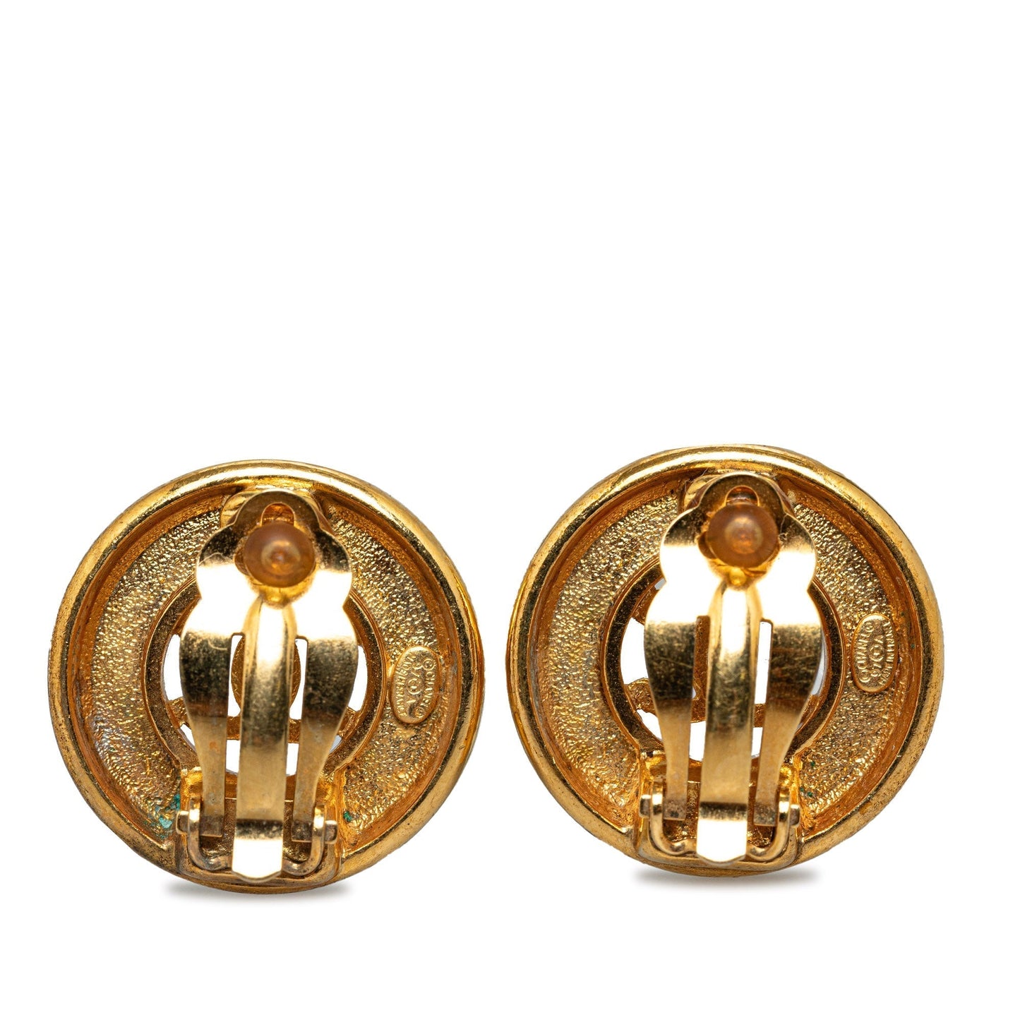 CHANEL CC Clip On Earrings Costume Earrings