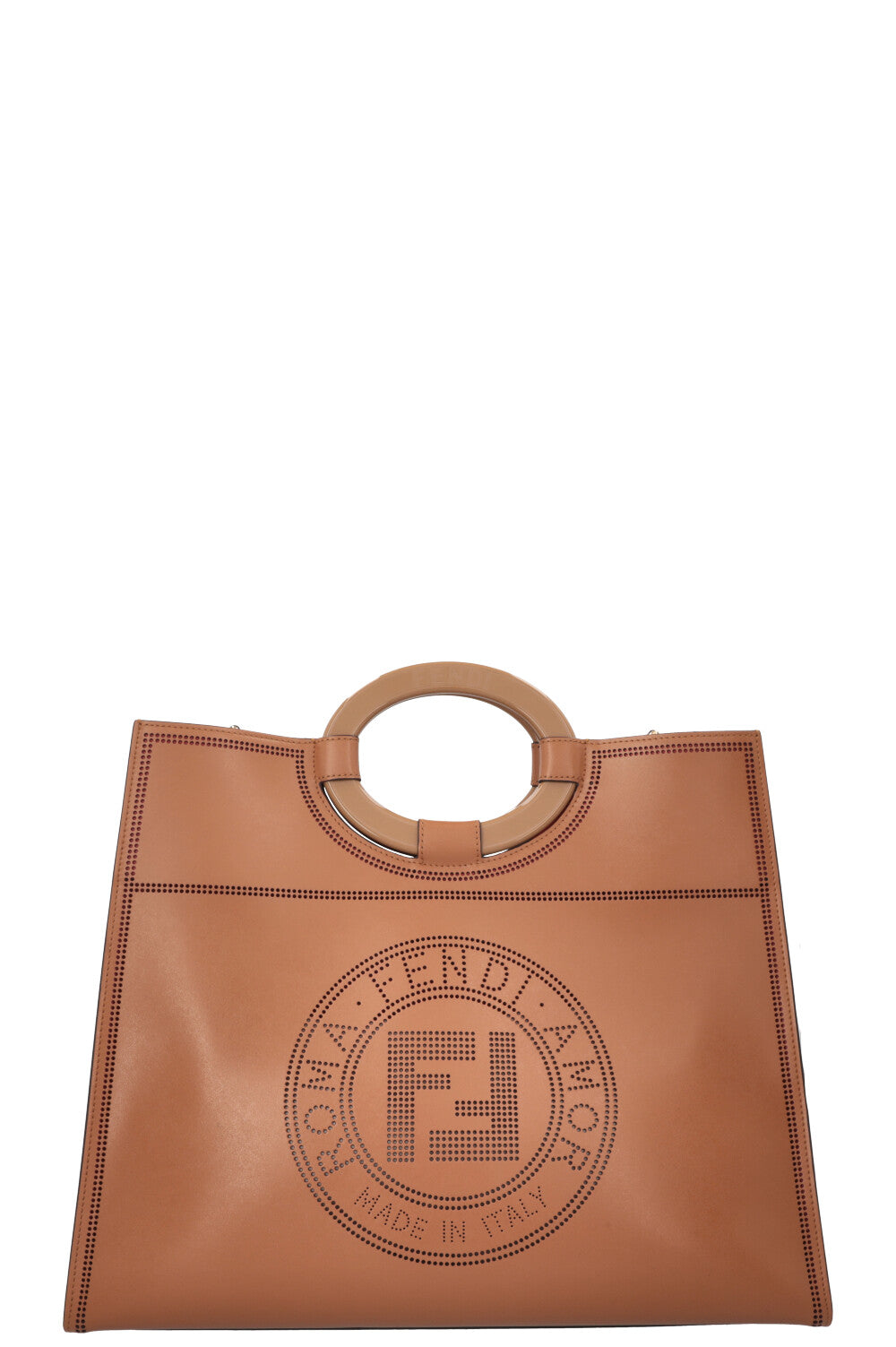 Fendi Tote Bag Runaway Brown Large