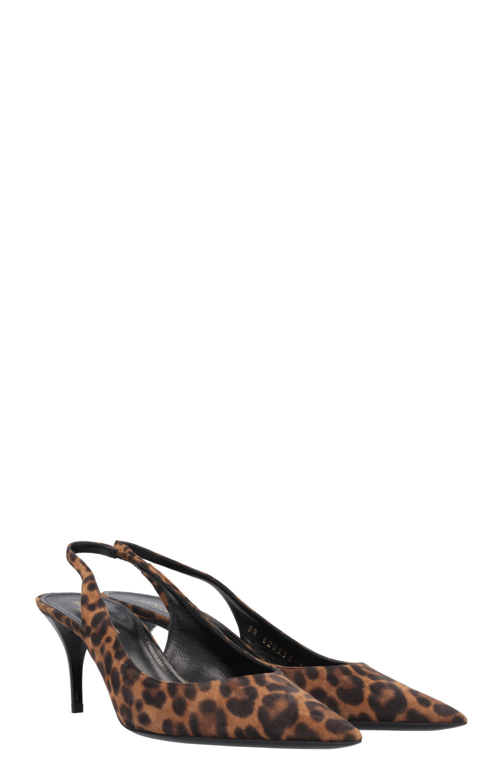 YSL Saint Laurent Sling Bag Cherish Slingback Heels Cheetah Shoes