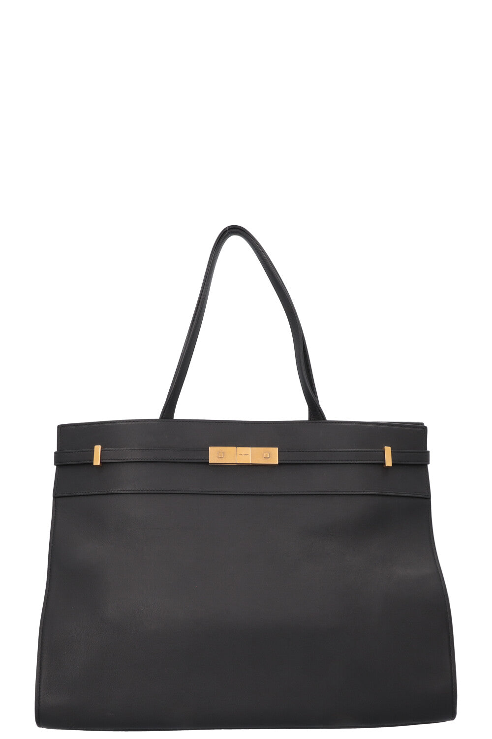 YSL Saint Laurent Tote Bag Manhattan Leather Black