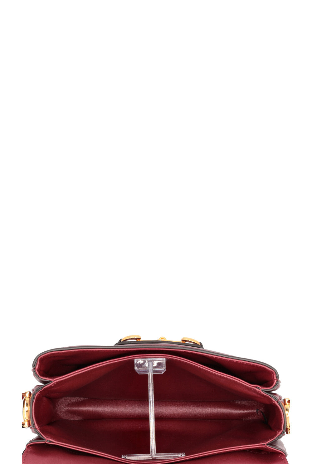 GUCCI Horsebit 1955 Aura Small Shoulder Bag Ancora Red