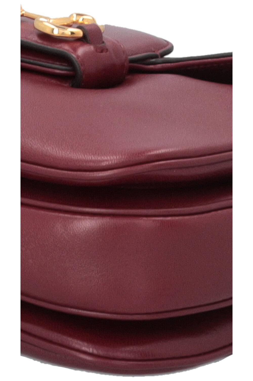 GUCCI Horsebit 1955 Aura Small Shoulder Bag Ancora Red