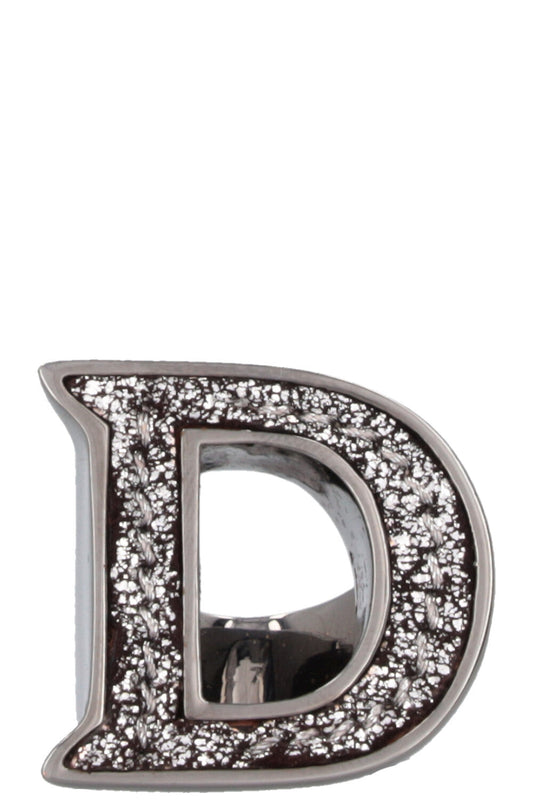 Dior D Cocktail Ring Charcoal Jewelry