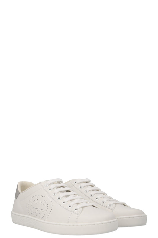 GUCCI Interlocking Low Top Sneaker White