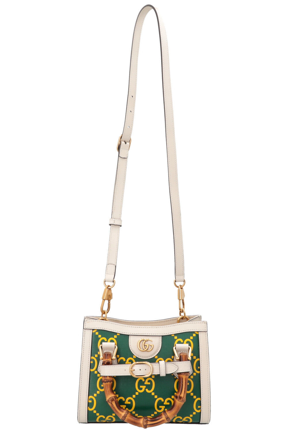GUCCI Diana Bag Mini White Green