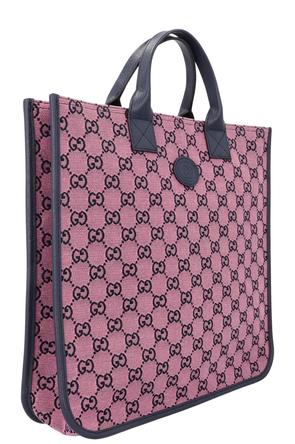 GUCCI Supreme Tote Small Pink Blue
