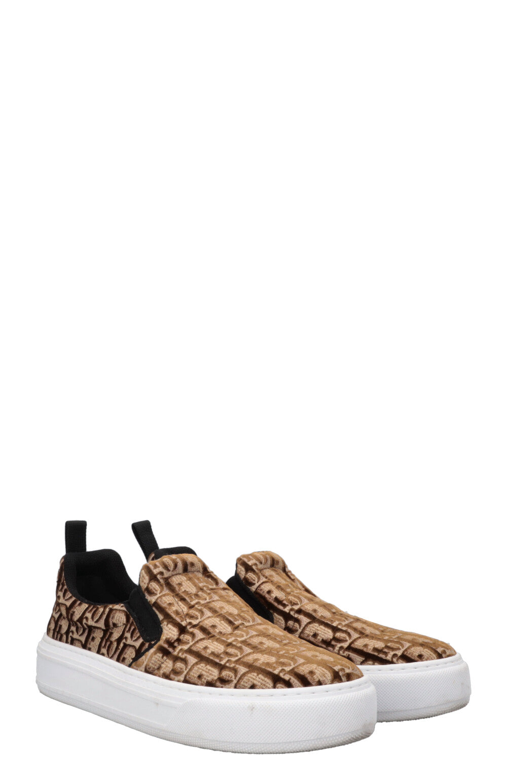 Dior Solar Sneakers Velvet Gold Shoes
