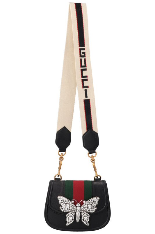 GUCCI Totem Butterfly Bag Small Black