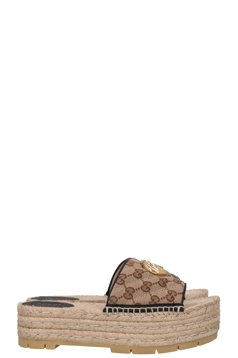 GUCCI Marmont Supreme Canvas Espadrilles