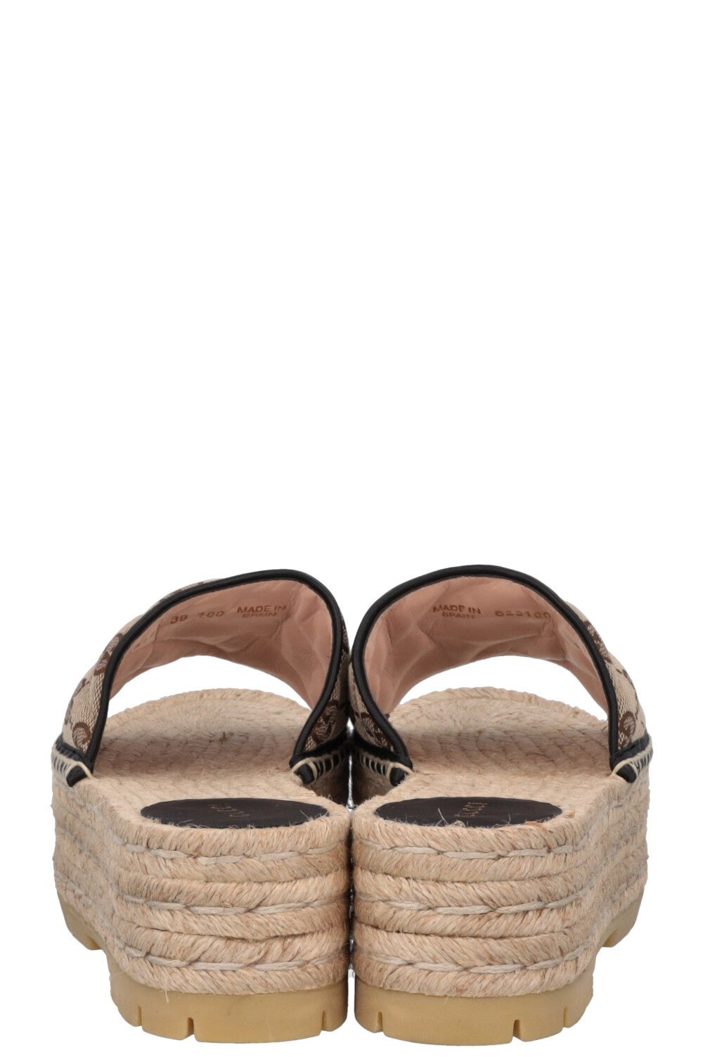 GUCCI Marmont Supreme Canvas Espadrilles