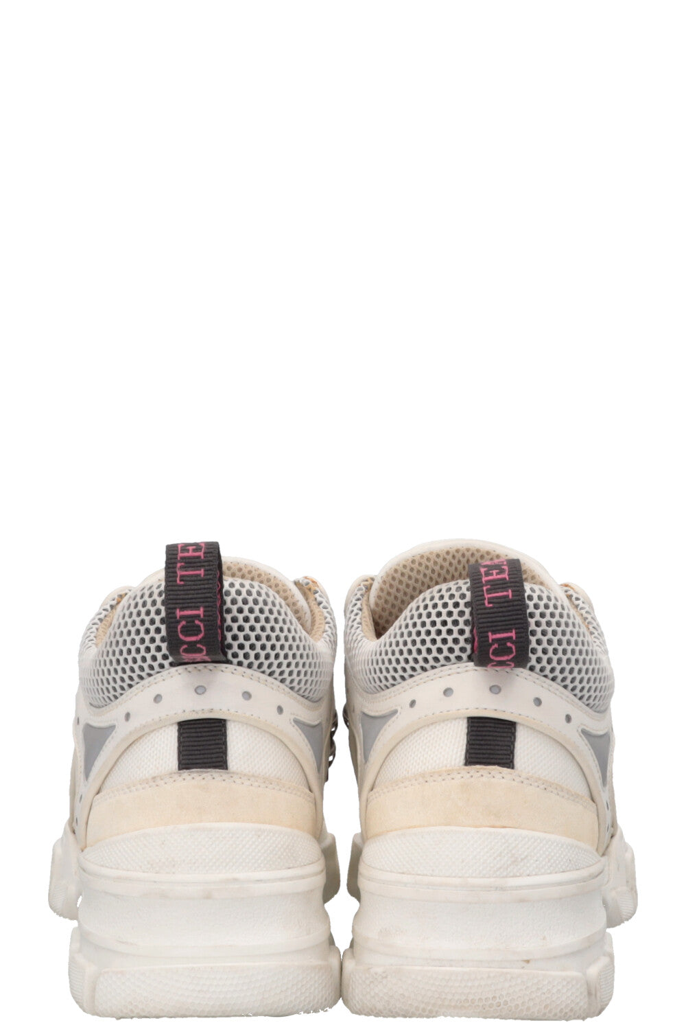 GUCCI Flashtrek Sneakers White Cream