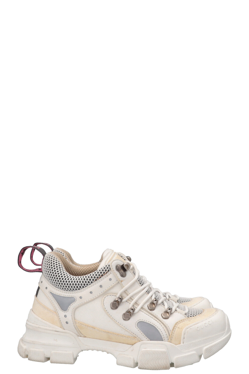 GUCCI Flashtrek Sneakers White Cream